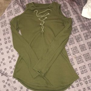 Super cute olive green shirt